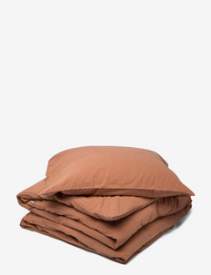 Stone Bed Linen 140x200/50x70 cm - bed sets - brown