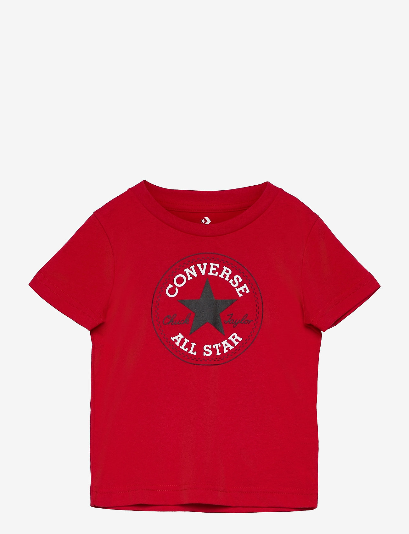 Converse - CNVB CHUCK PATCH TEE - kortærmede t-shirts - enamel red - 0