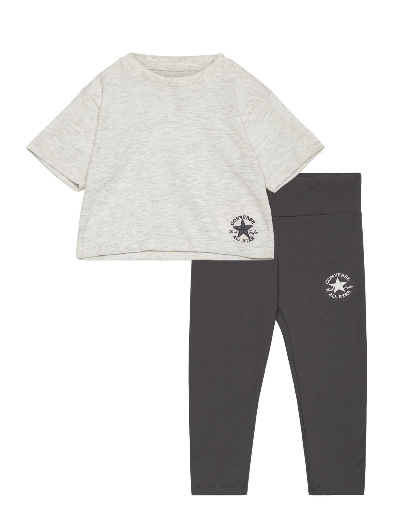 Converse Cnvg Boxy Tee & Legging Set Grå