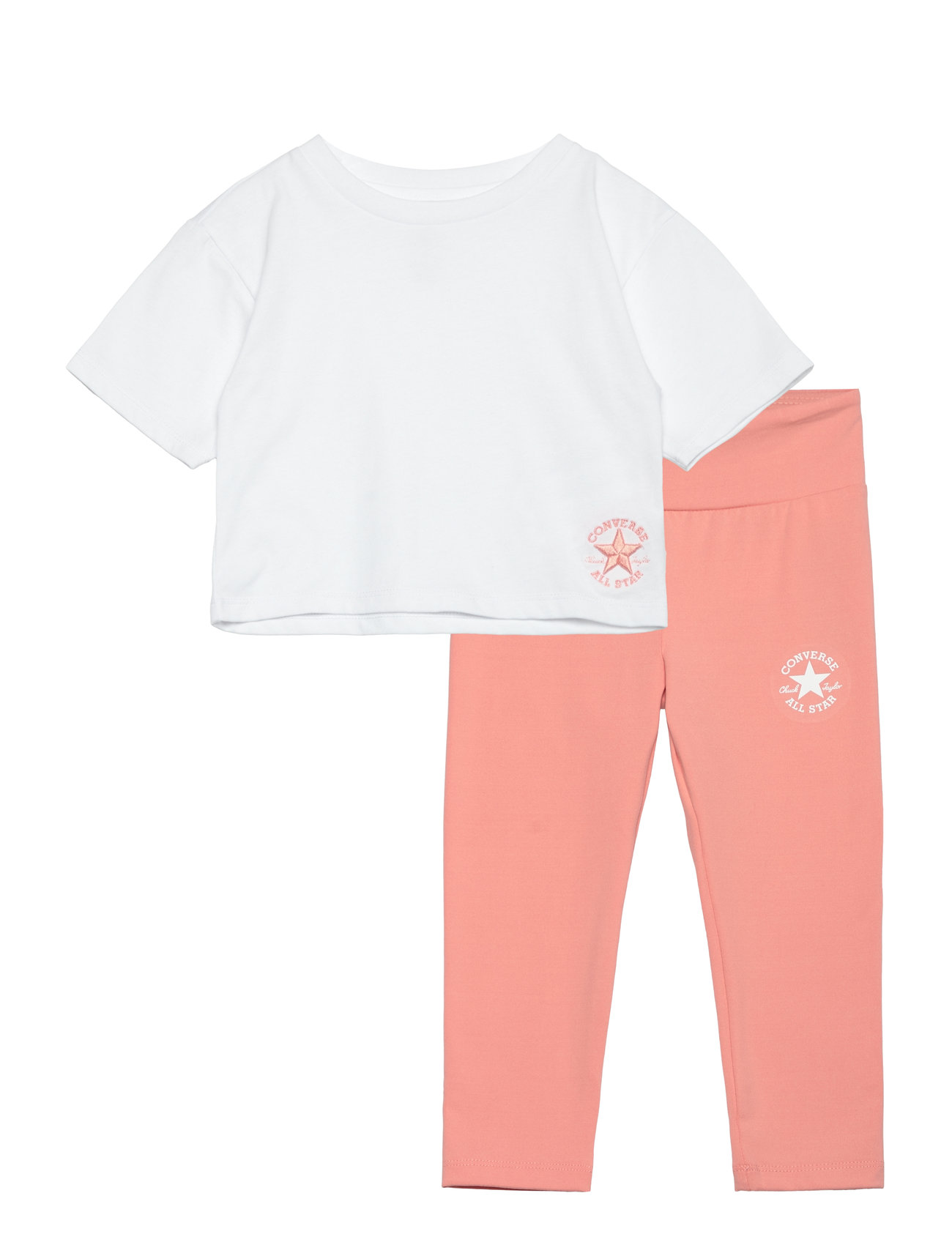 Converse Cnvg Boxy Tee & Legging Set Vit