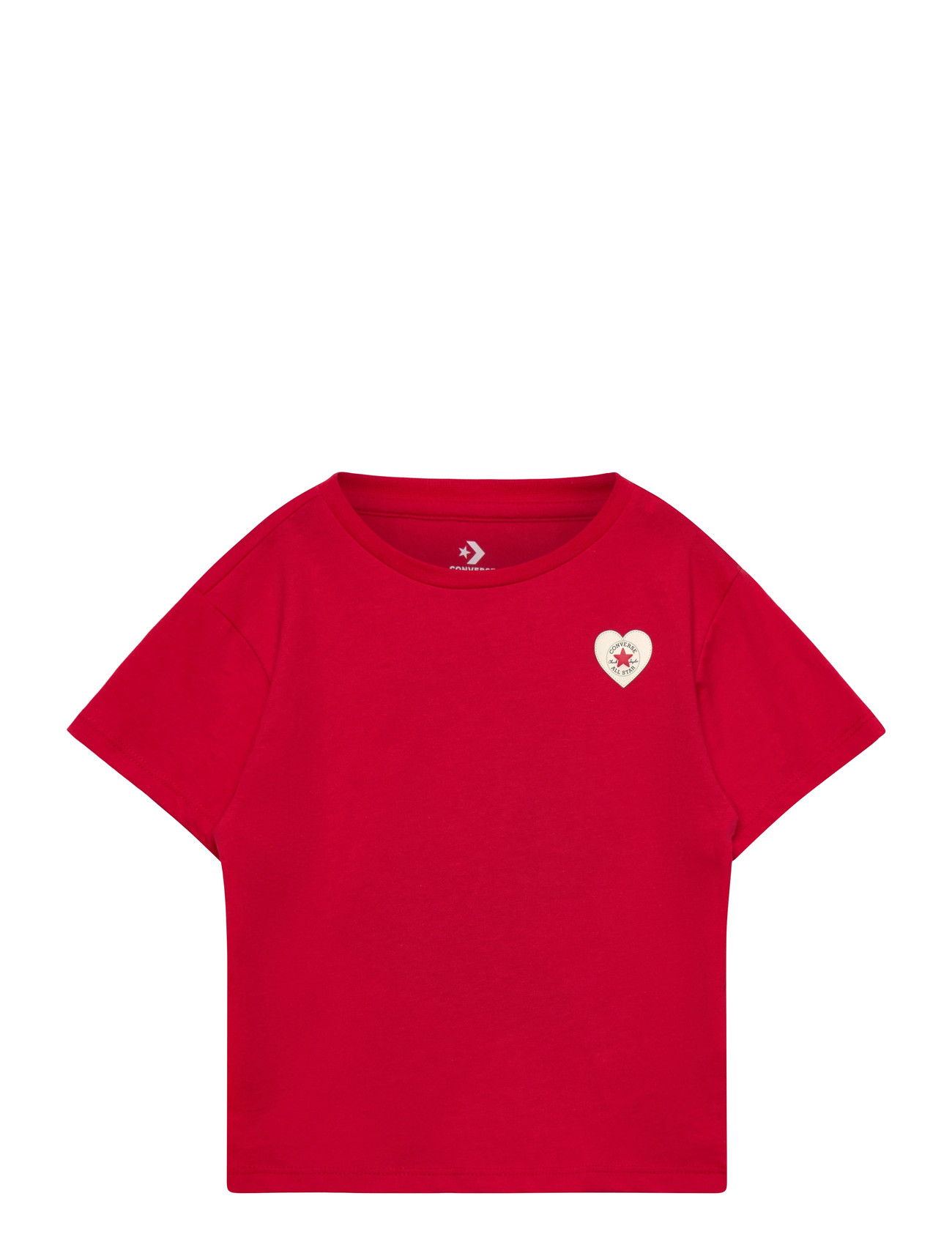 Converse S/S Tee, 92/98, Red, T-Shirts > Kortærmede, Børn