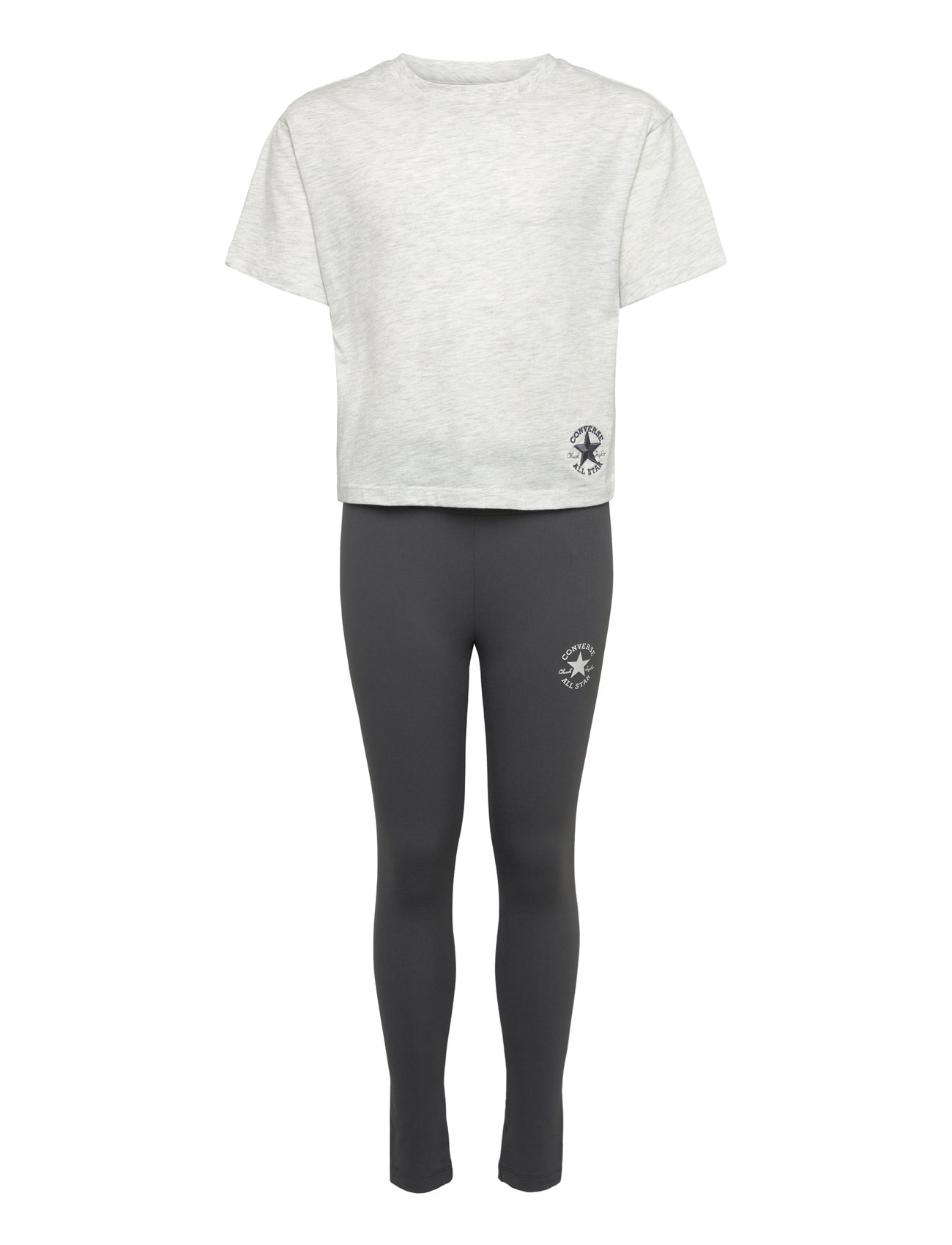 Converse Cnvg Boxy Tee & Legging Set Grå