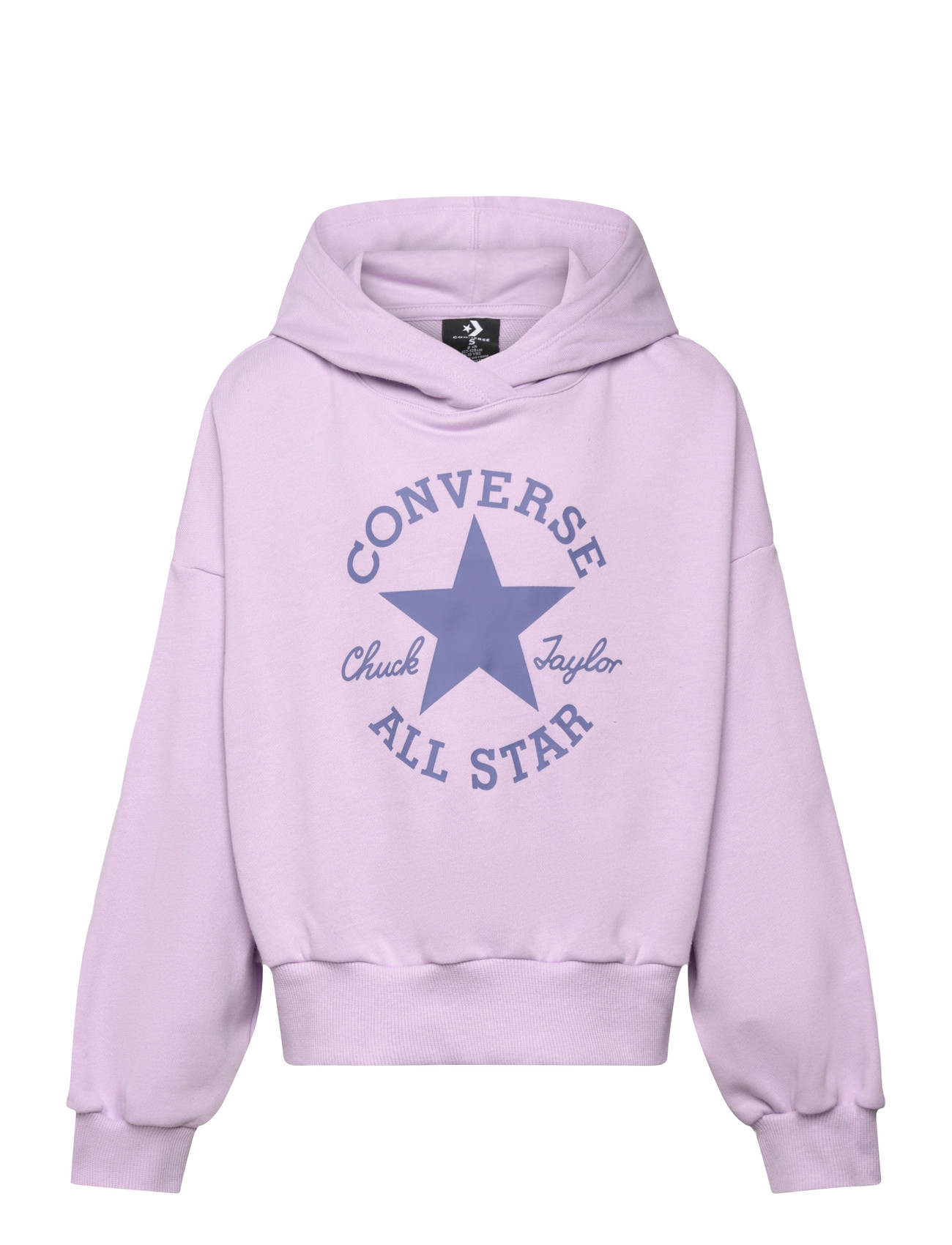 Converse Pull-Over Hoody, 140/152, Purple, Sweatshirts & Hættetrøjer > Hættetrøjer, Børn