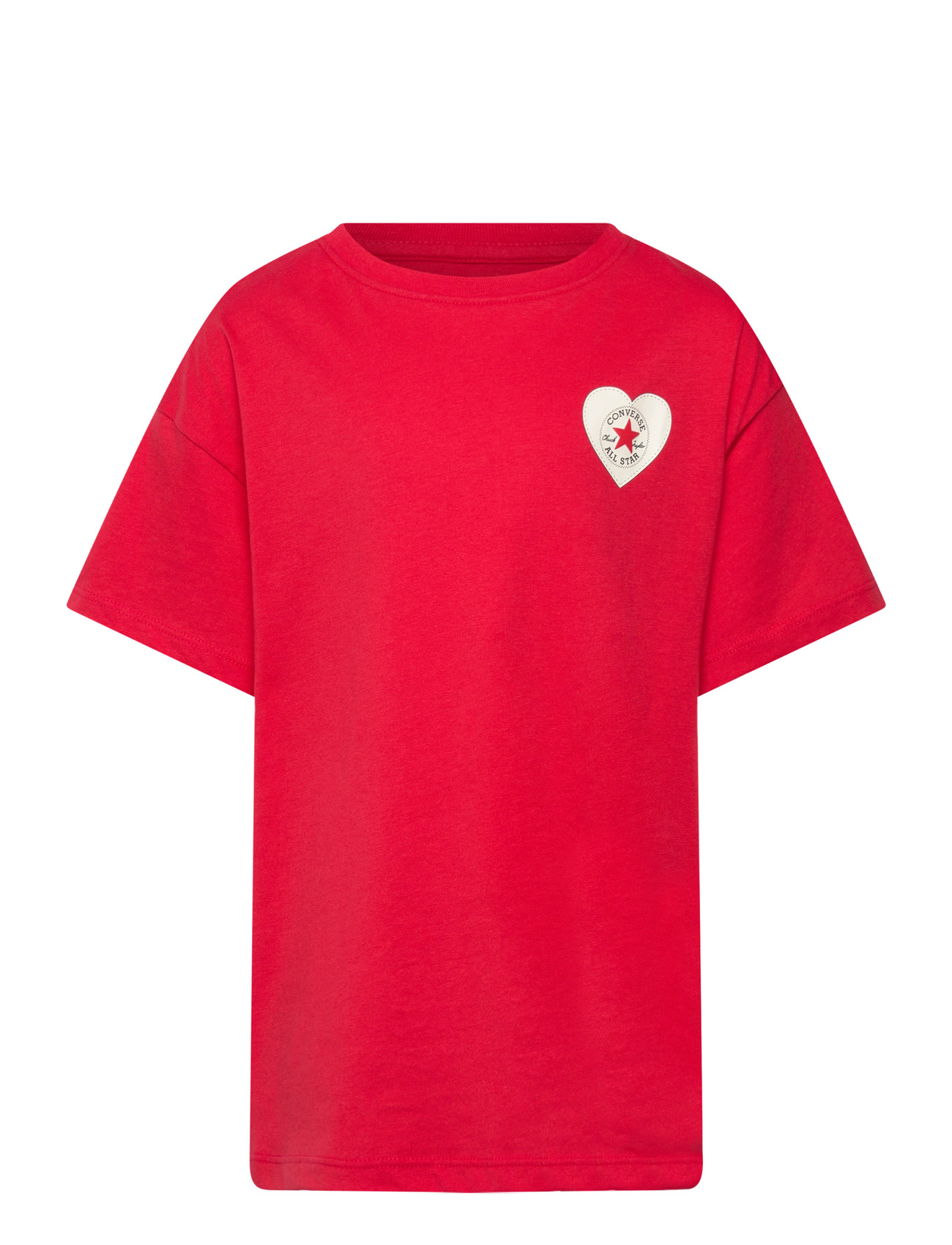 Converse S/S Tee, 122/134, Red, T-Shirts > Kortærmede, Børn