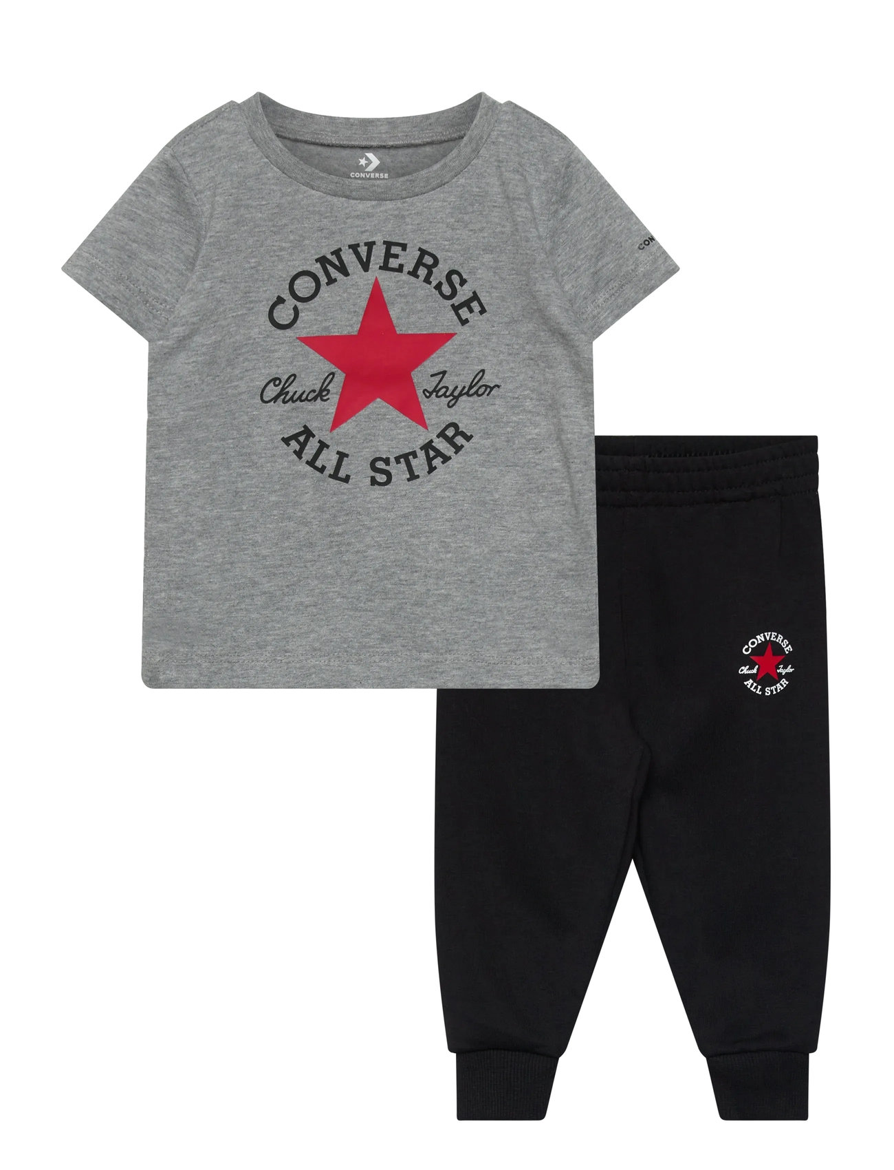 CONVERSE Ph-Hose Set Schwarz - 80/86CM