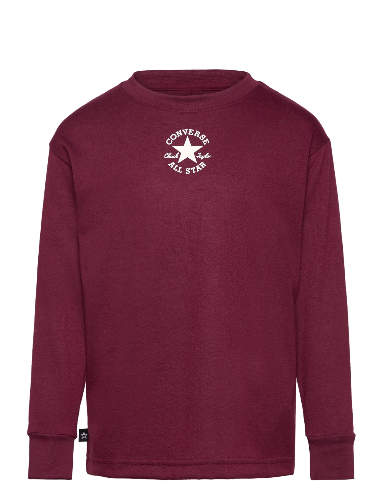 Lk-L/S Knit Top Burgundy Converse