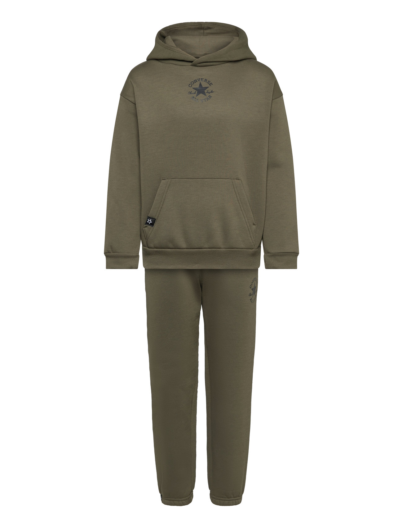 F8-Fleece Set Sport Sweatsuits Khaki Green Converse