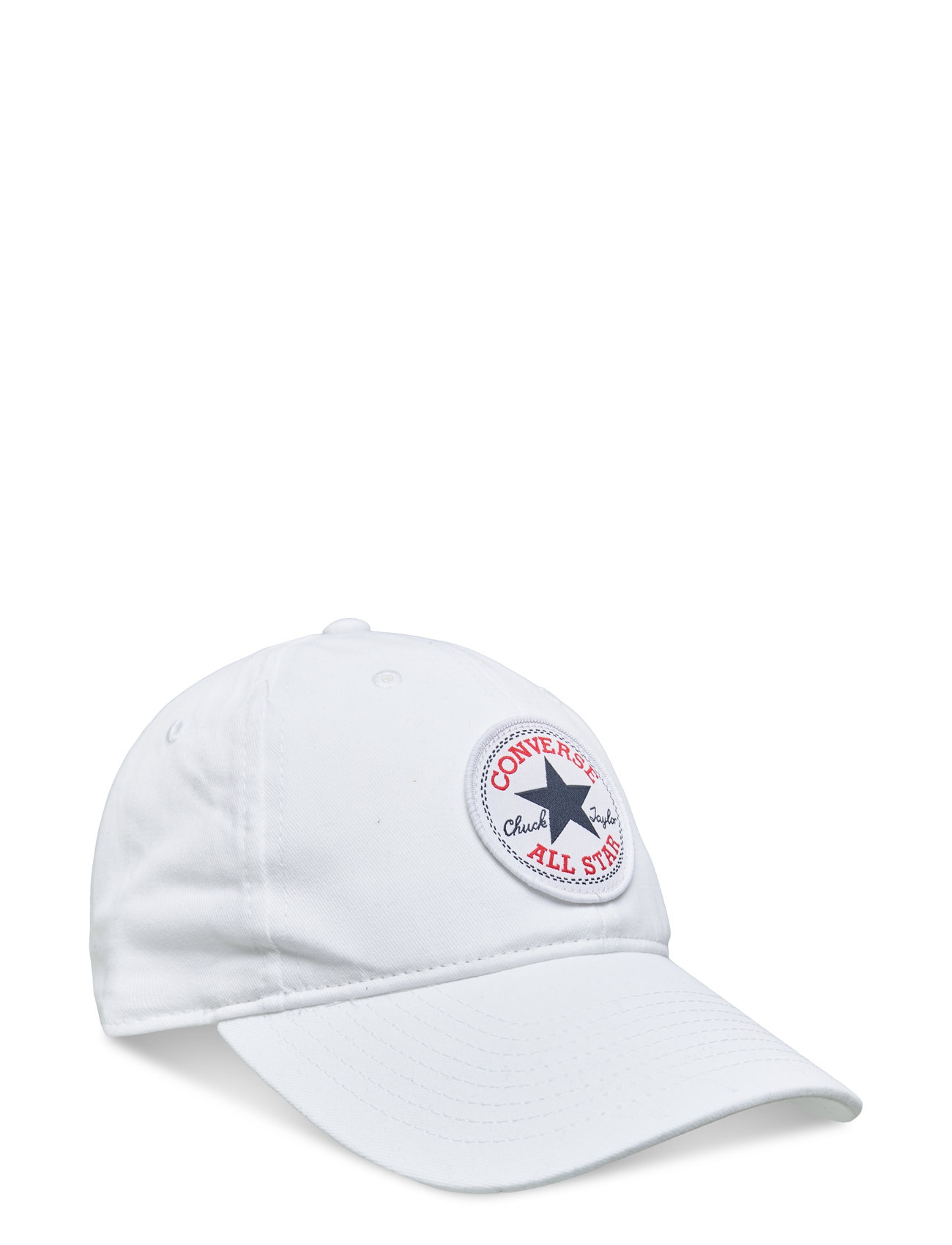 Can Chuck Patch Curve Brim Hat / Can Chuck Patch Curve Brim Sport Headwear Caps White Converse