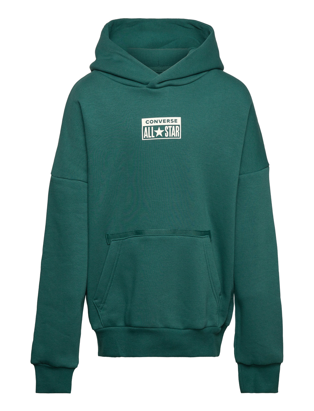 Cnvn Relaxed Flc Po Hoodie / Relaxed Flc Po Hoodie Tops Sweatshirts & Hoodies Hoodies Green Converse