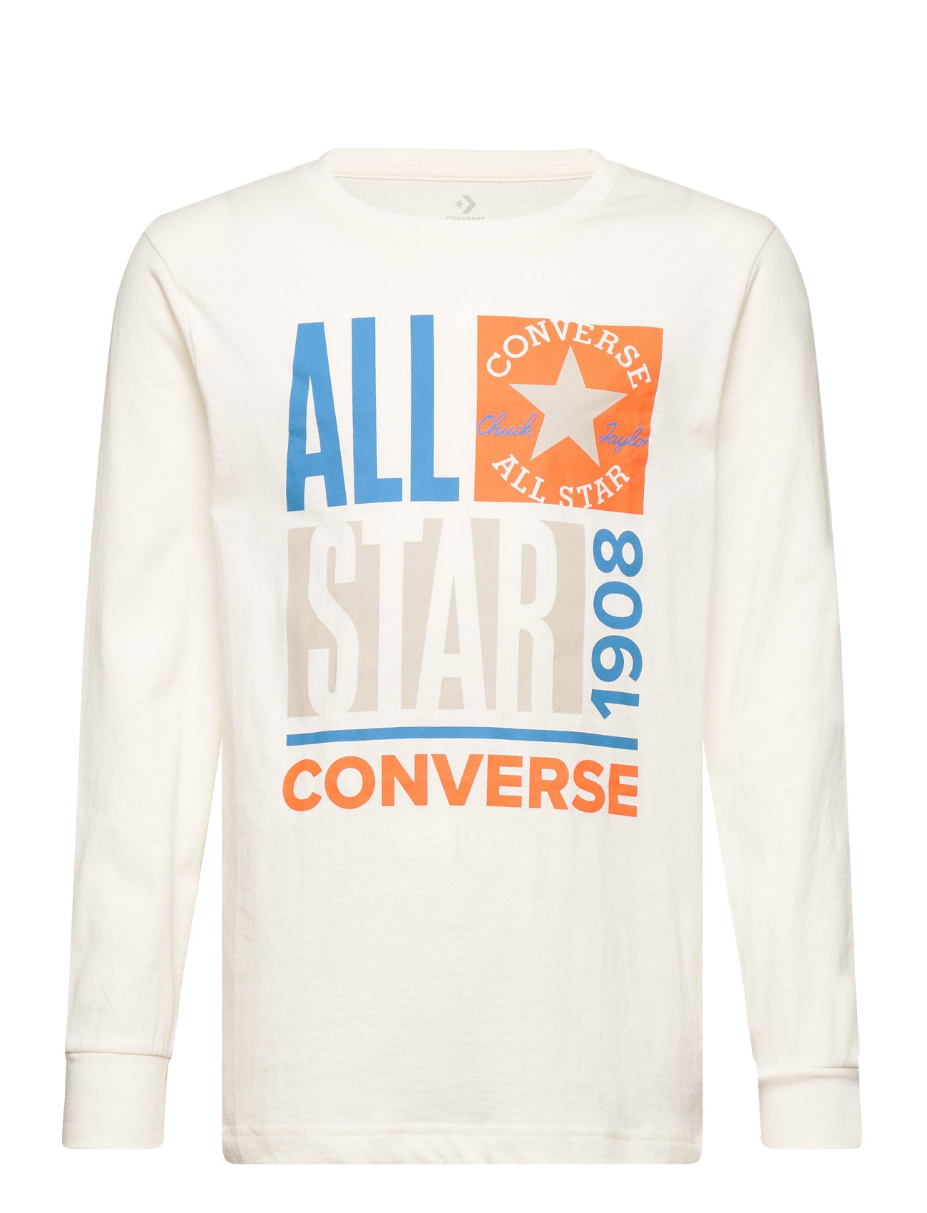Converse "All Star Stackup Tee Sport T-shirts Long-sleeved T-Skjorte Beige Converse"