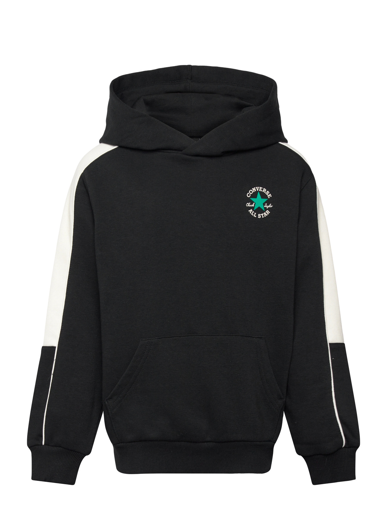Converse Pull-Over Hoody, 122/134, Black, Sweatshirts & Hættetrøjer > Hættetrøjer, Børn