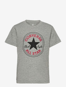 CNVB CHUCK PATCH TEE - t-shirts à manches courtes - dk grey heather
