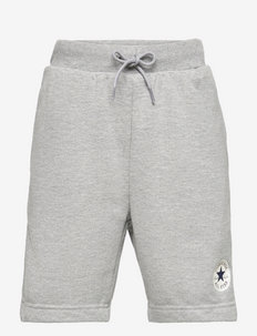 CNVB PRINT CHUCK PATCH SHORT - sweat shorts - dark grey heather