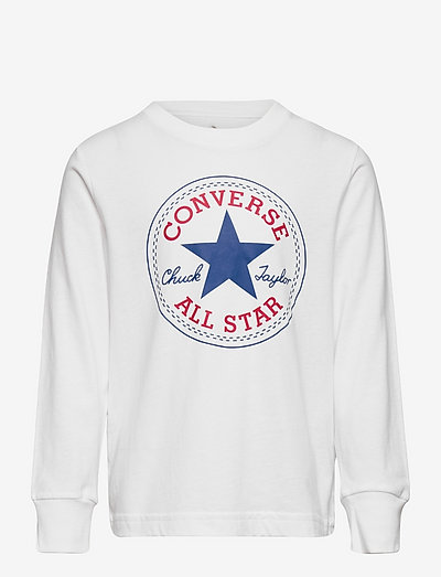 CHUCK PATCH LS TEE - sportstoppe - white