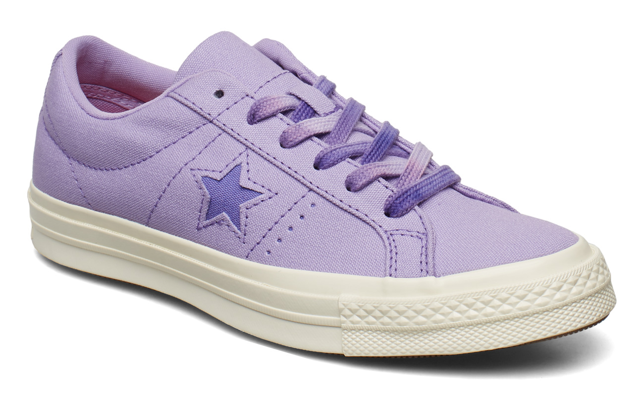 purple one star converse