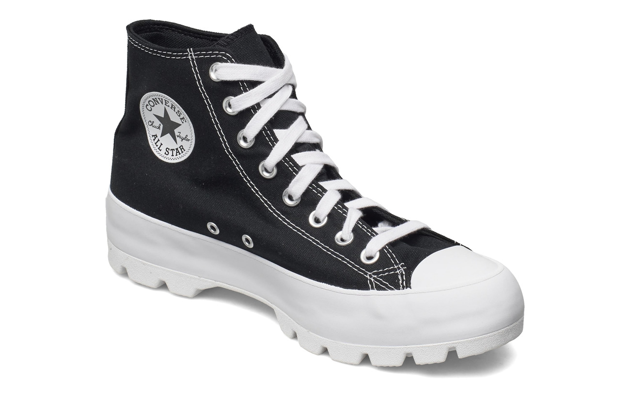 Converse Black White Ctas Lugged Hi Sneakers