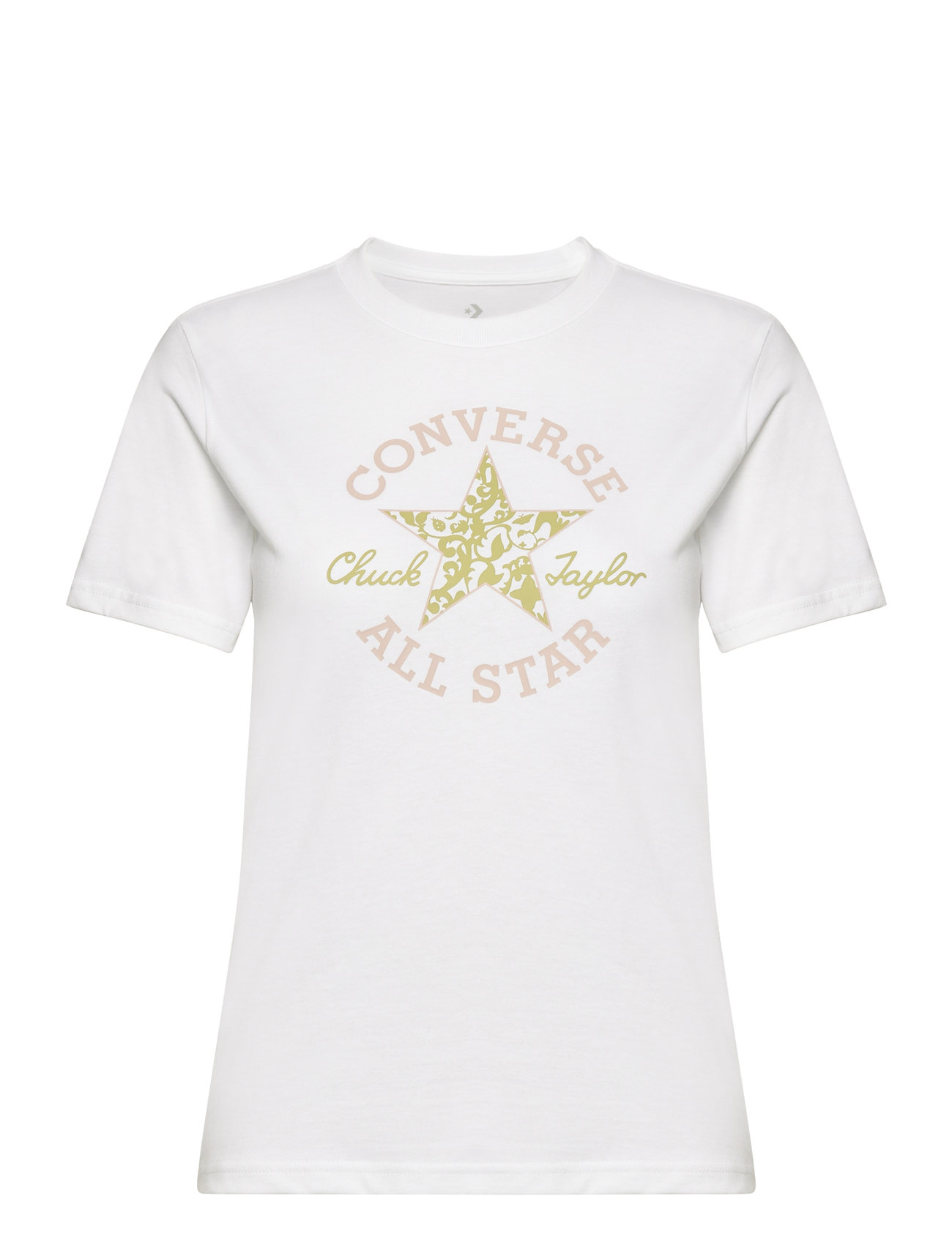Chuck Patch Infill Tee Sport T-shirts & Tops Short-sleeved White Converse