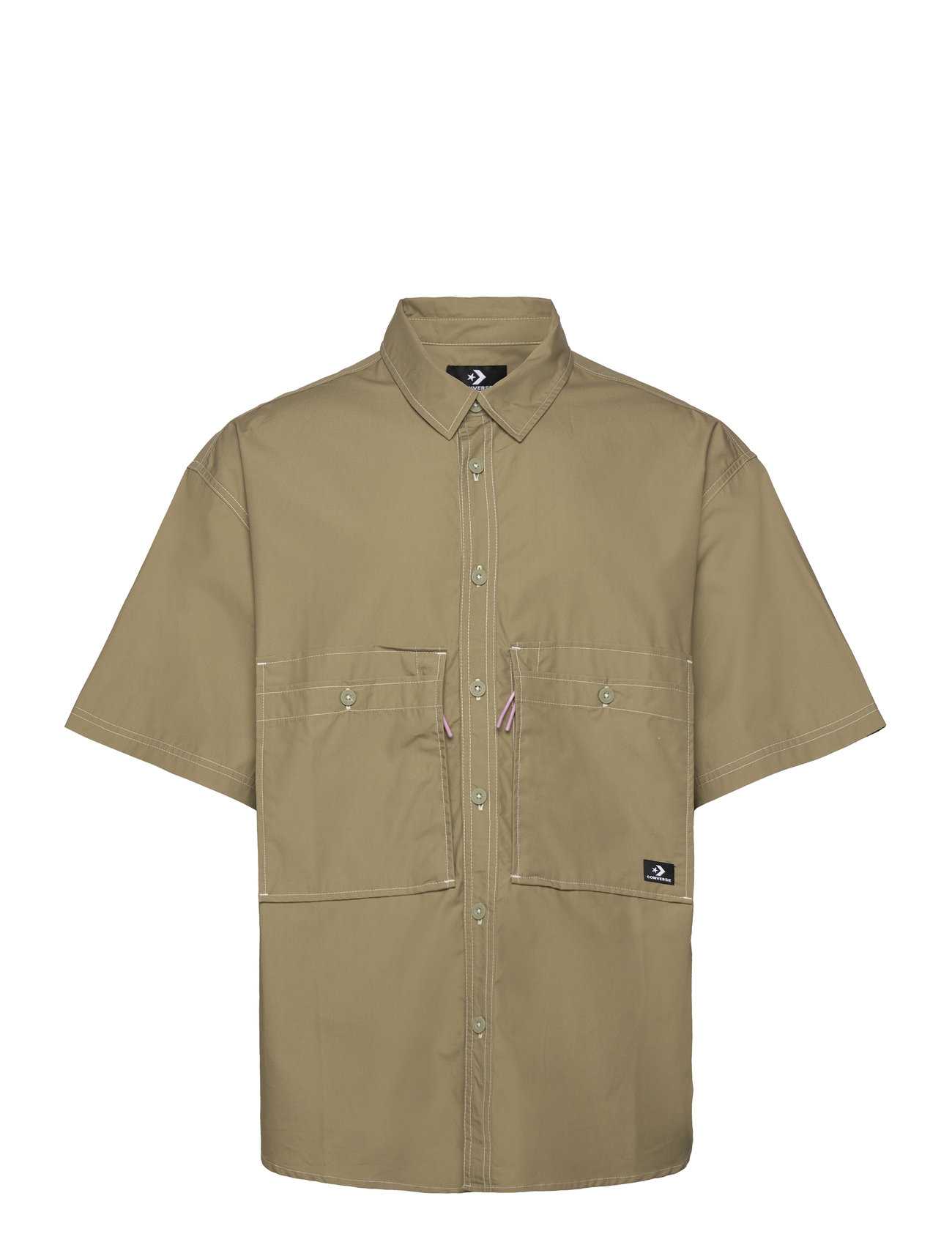 Wordmark Utility Shirt Green Converse