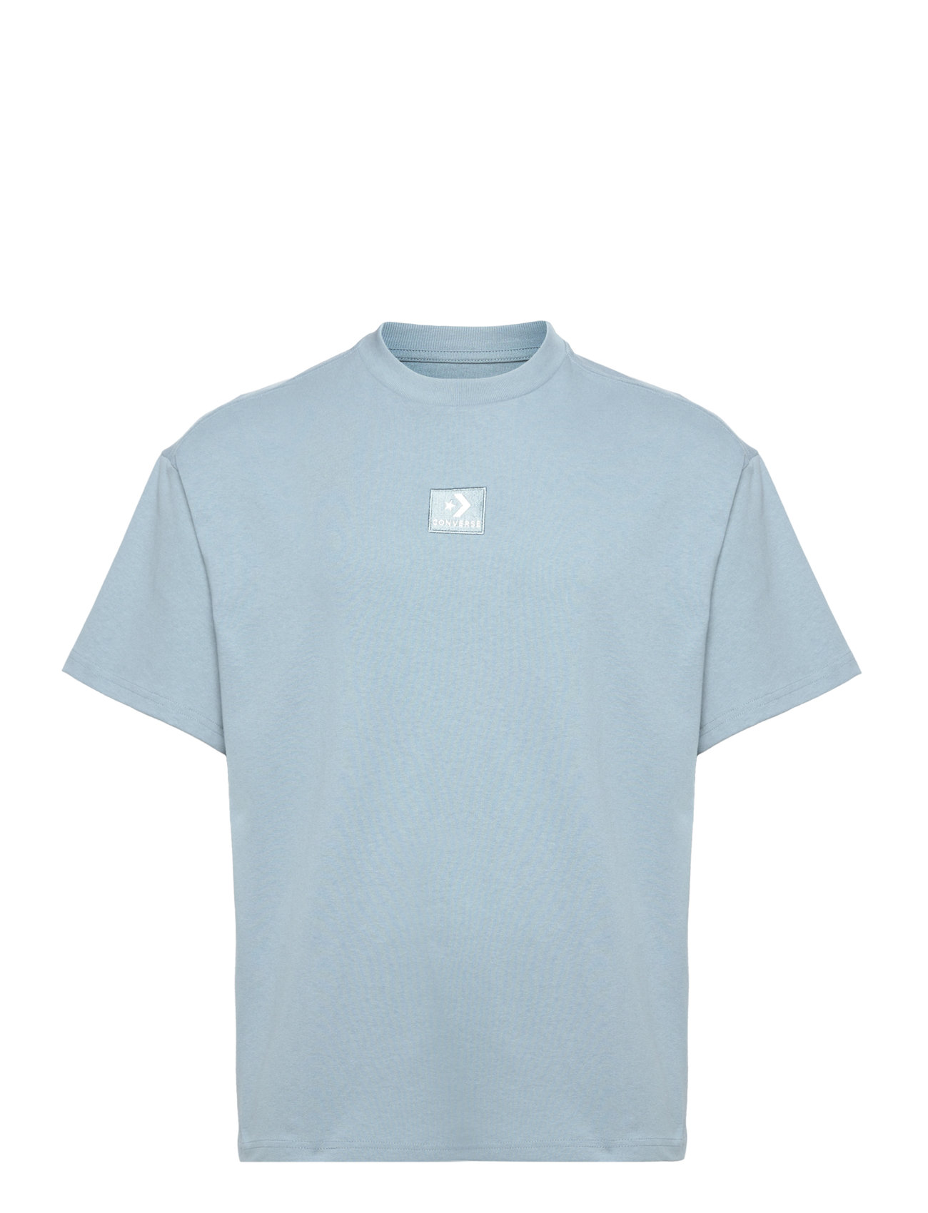 Star Chevron Skate Ss Tee Sport T-shirts Short-sleeved Blue Converse