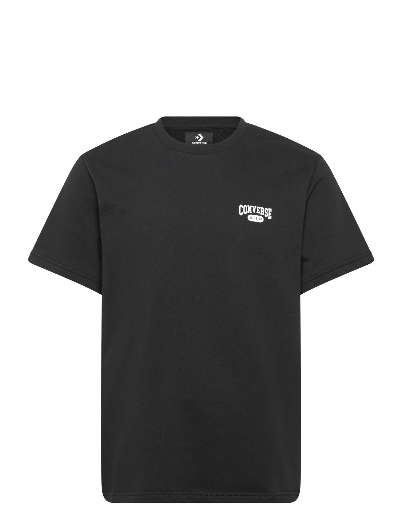 Converse Retro Chuck Sport Tee, S, Black, Sport Overdele > Sport T-shirts, Herre