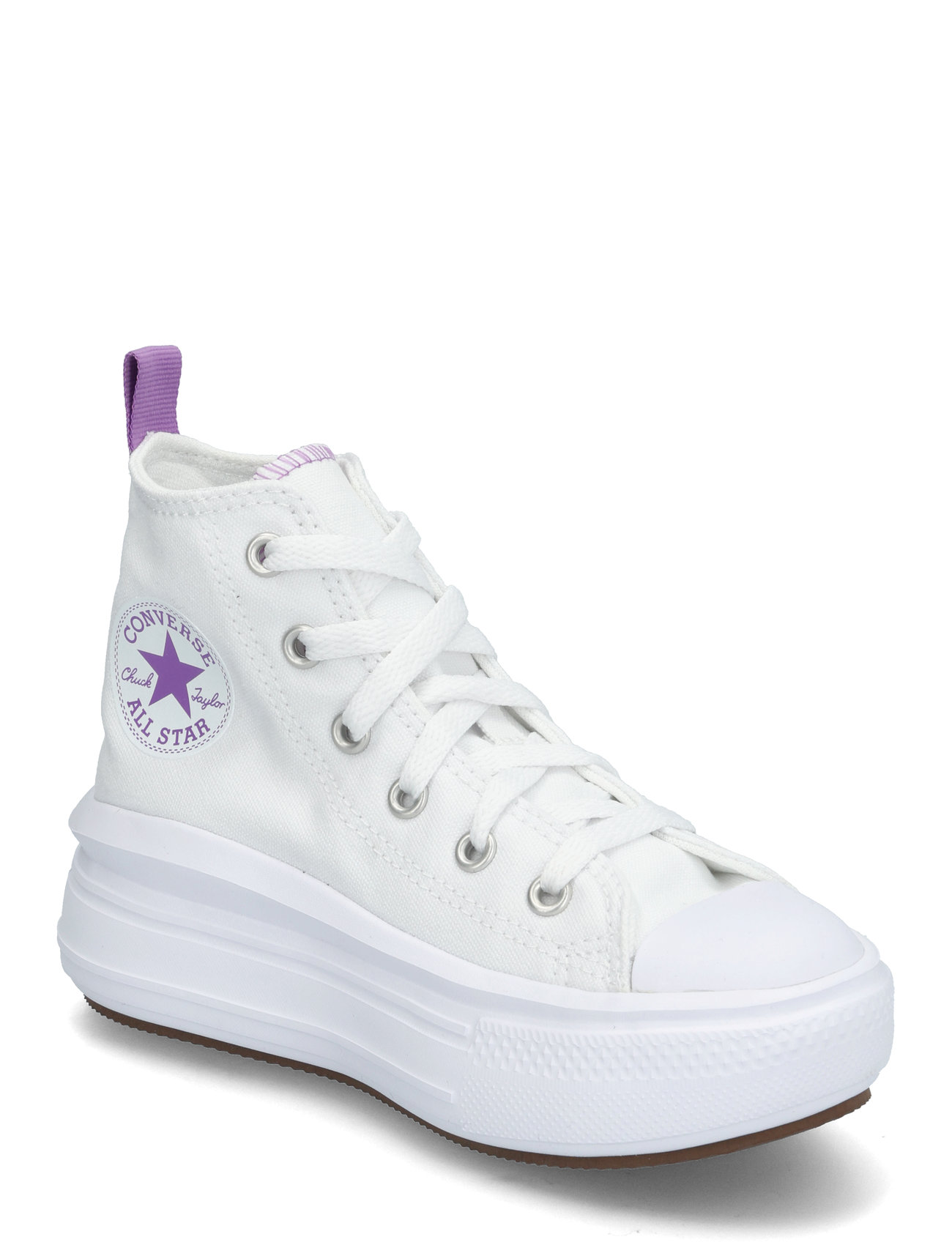 Converse Ctas Move Hi White/Pixel Purple/White Vit