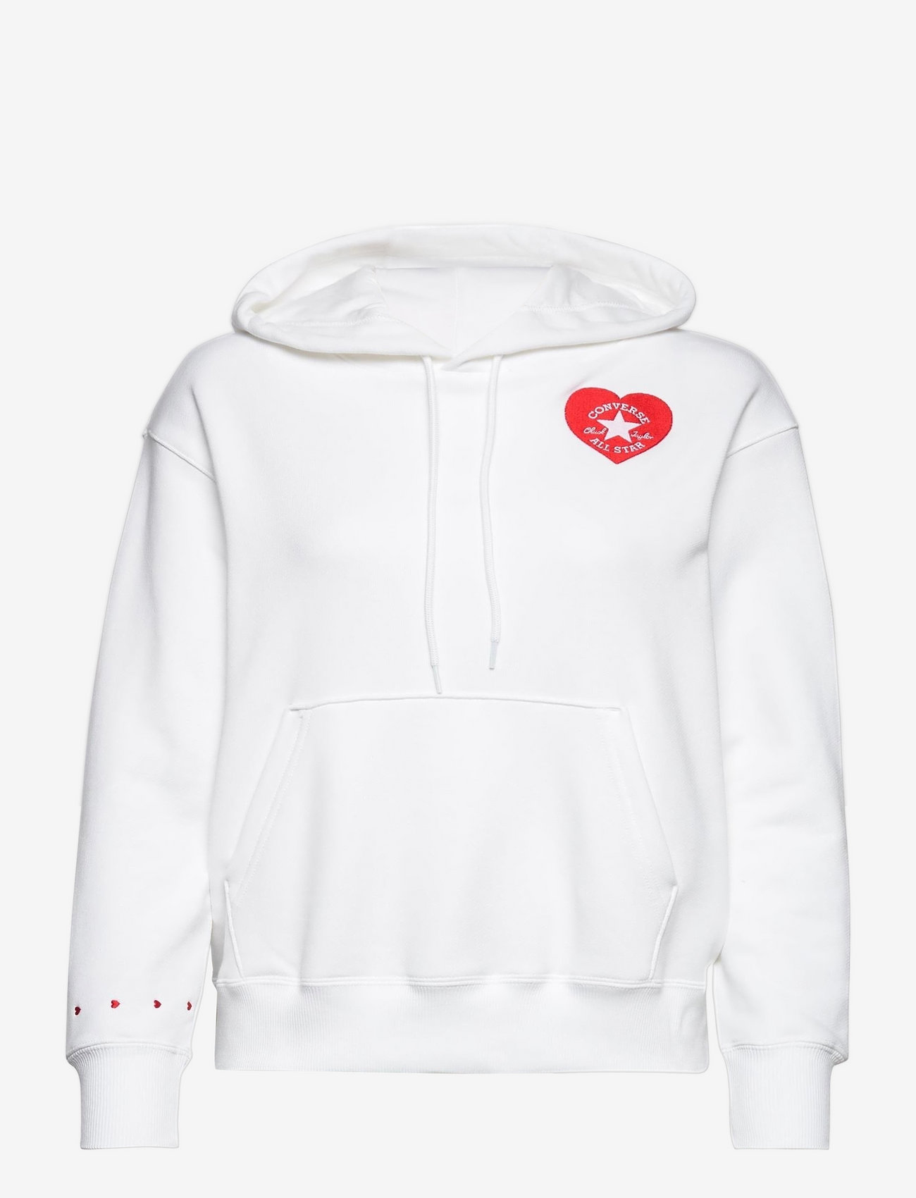 converse heart hoodie