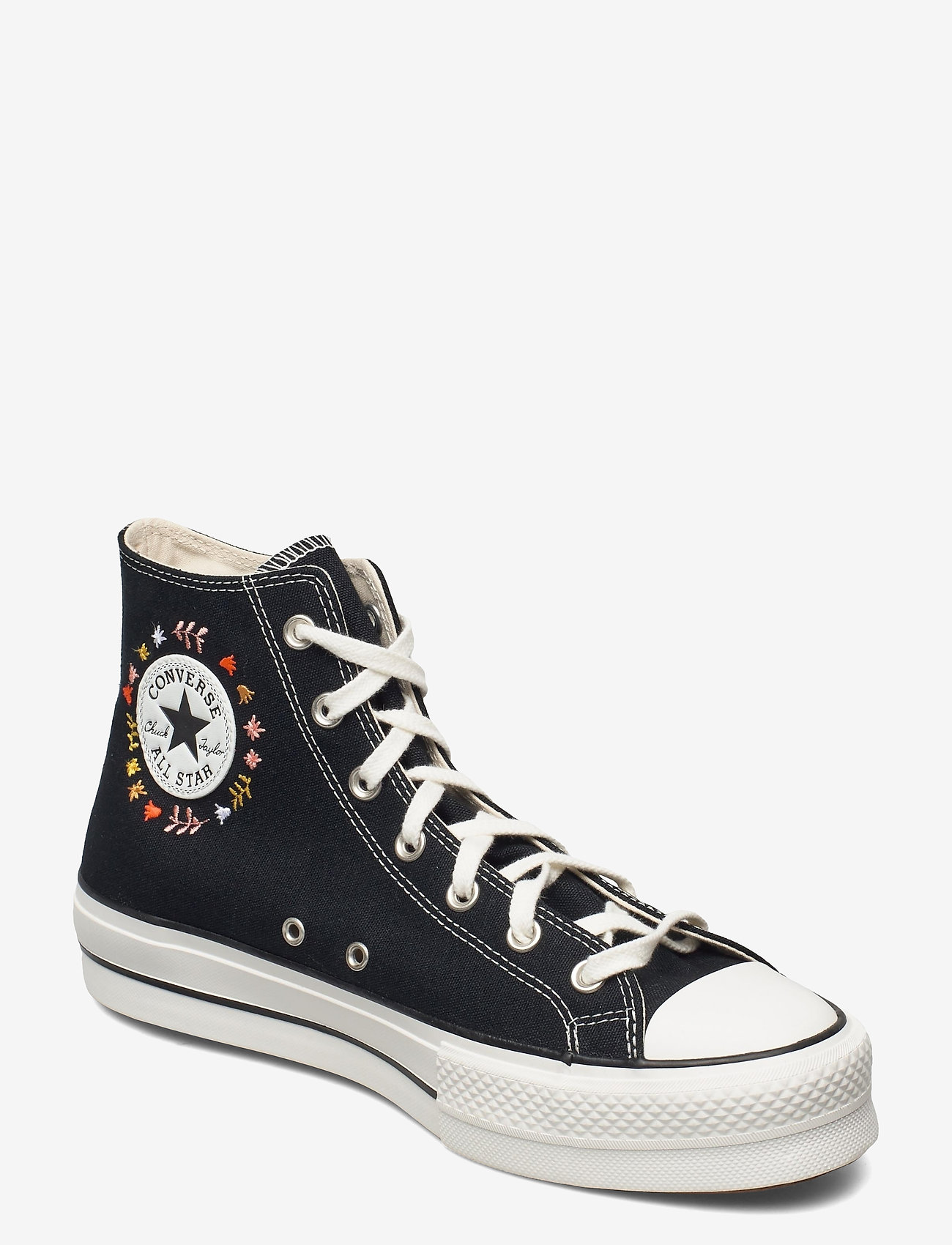 converse ctas lift hi black white
