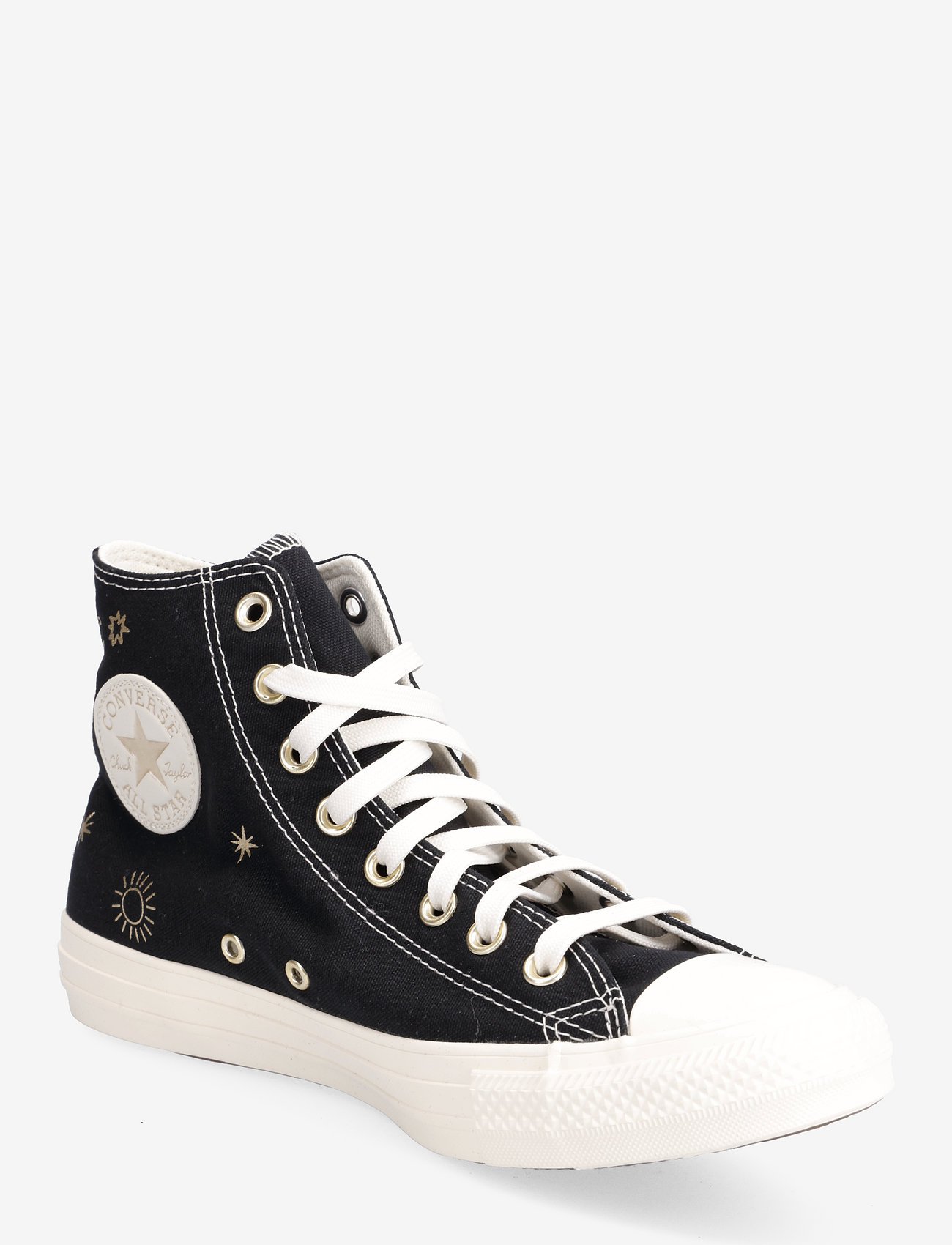 chuck taylor all star black canvas high top sneaker
