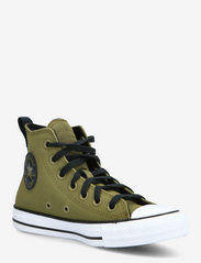 comme des garcons converse olive green