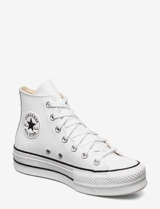 Chuck Taylor All Star Lift - sporta apavi ar augstu augšdaļu - white/black/white