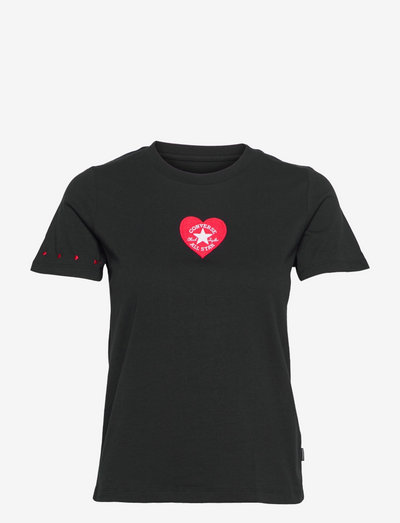 Chuck Heart Regular Tee - t-shirts - black