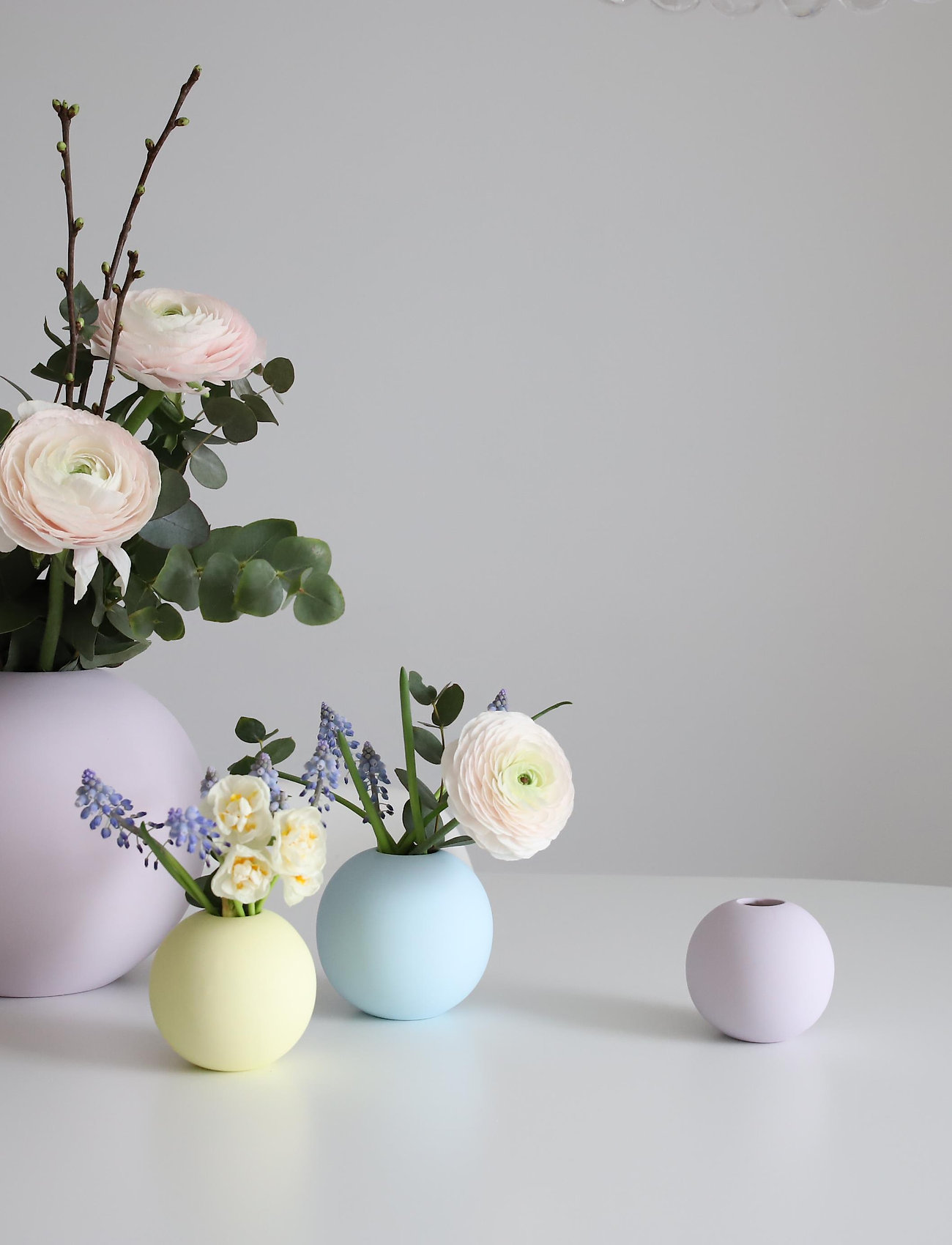 Cooee Design - Ball Vase 8cm - maljakot - lilac - 1