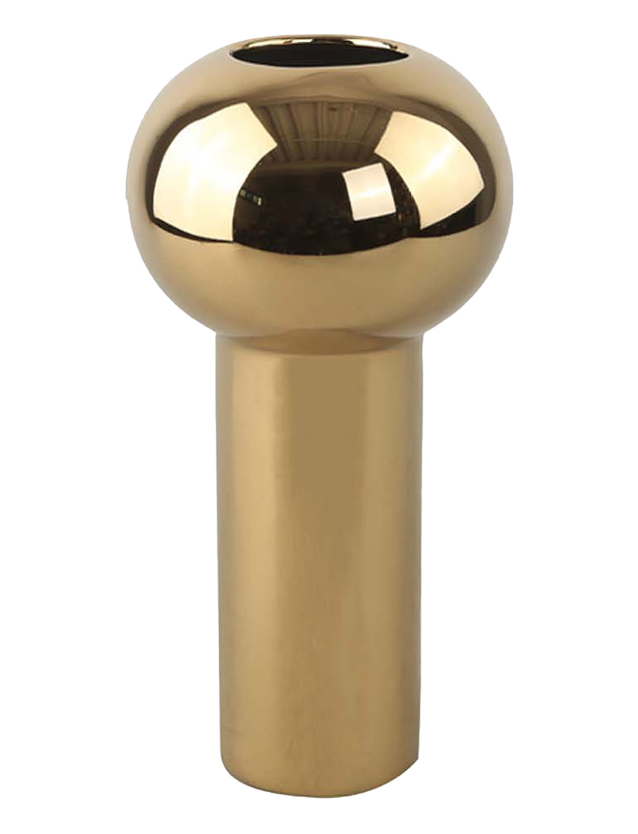 COOEE DESIGN Pillar Vase 24Cm Gold - One Size - Unisex