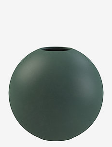 Ball Vase 10cm - vases - dark green
