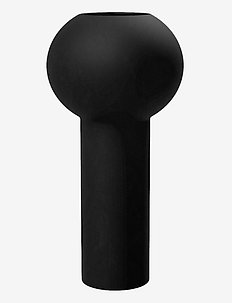 Pillar Vase 24cm - vases - black