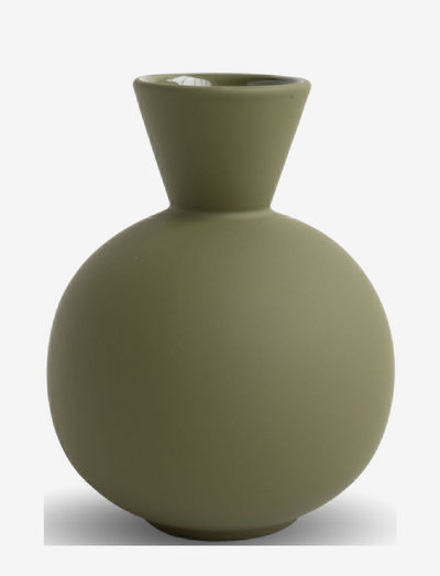 Trumpet Vase 16cm - julpynt - olive