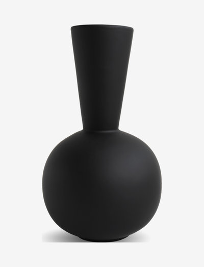 Trumpet Vase 30cm - vāzes - black