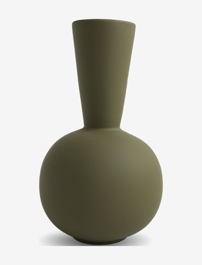 Trumpet Vase 30cm - vāzes - olive