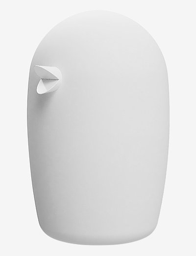 Ceramic Bird 12cm - veistokset & posliinikoristeet - white