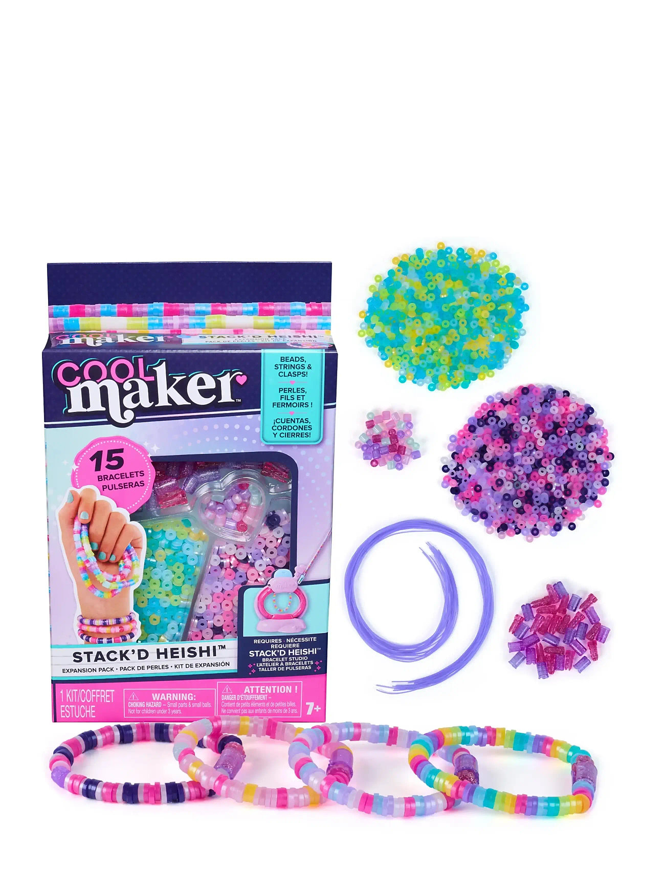 Cool Maker Cool Maker Stack'd Heishi Expansion Pack, One Size, Multi/patterned, Håndværk > Smykker & Tilbehør, Børn