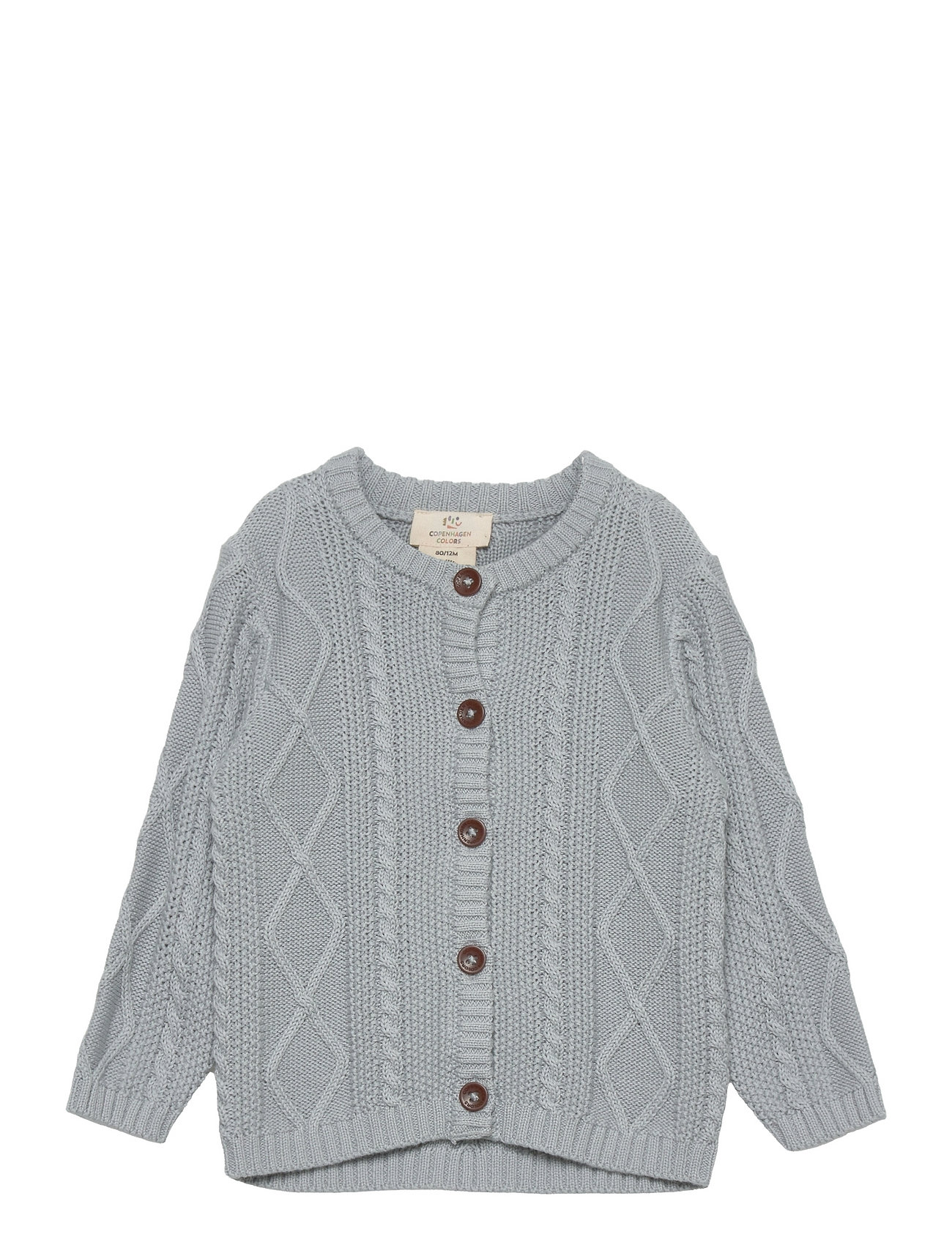 Knitted Cardigan Blue Copenhagen Colors 110653