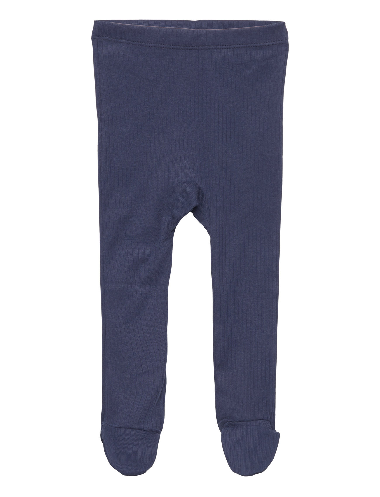 Baby Rib Tights W. Feet Blue Copenhagen Colors