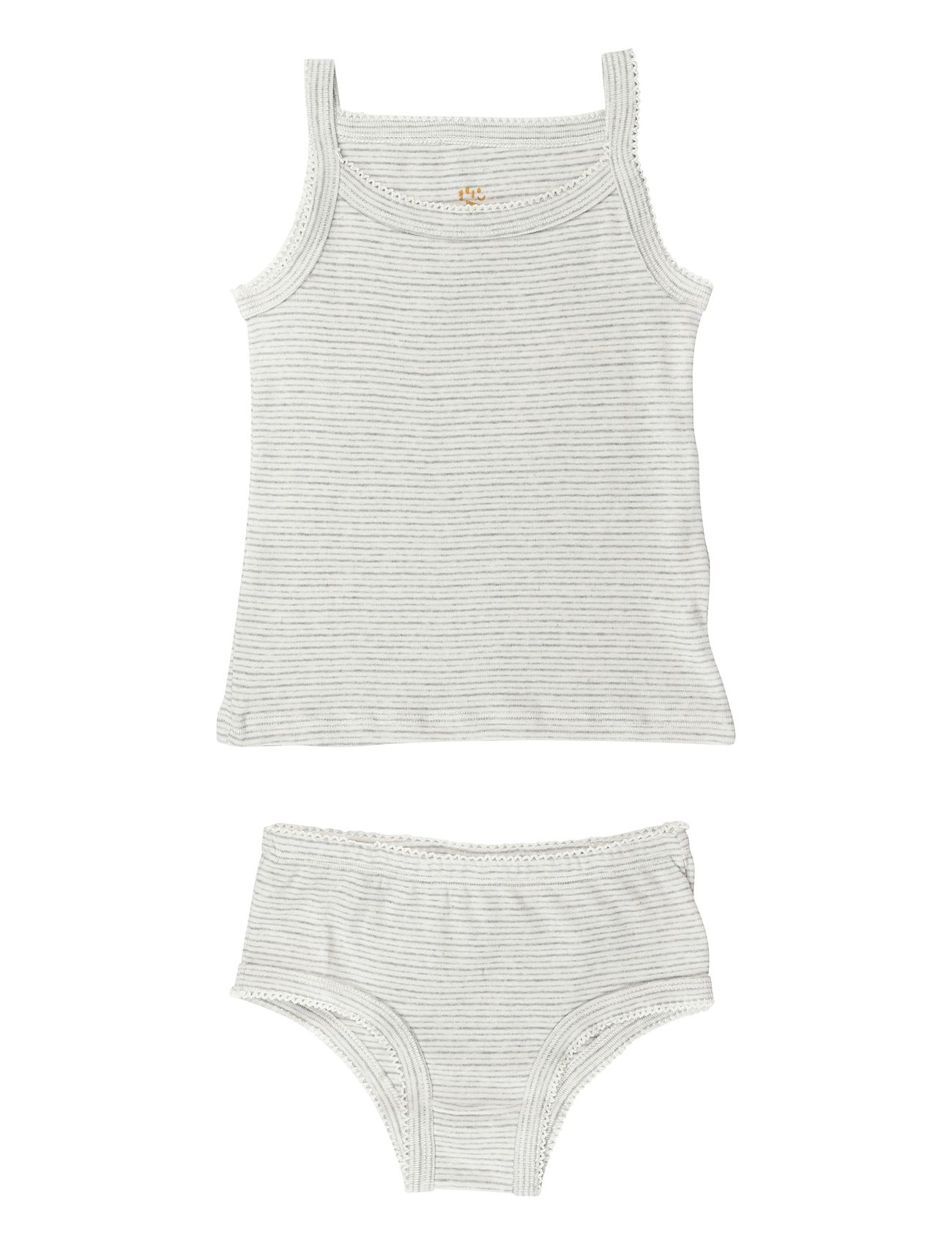 Strap Top And Underpants Striped Cream Copenhagen Colors