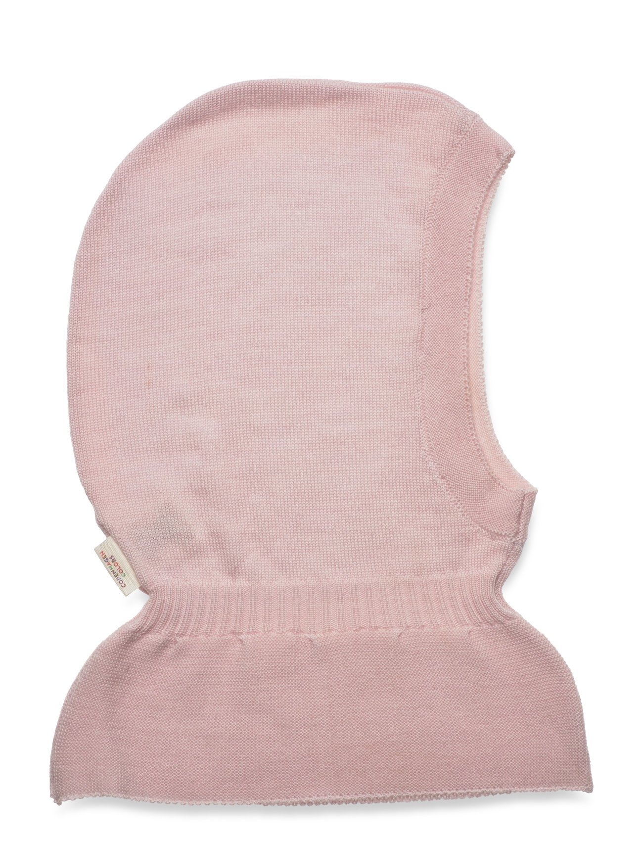 Lt. Knitted Merino Balaclava With Frill Pink Copenhagen Colors