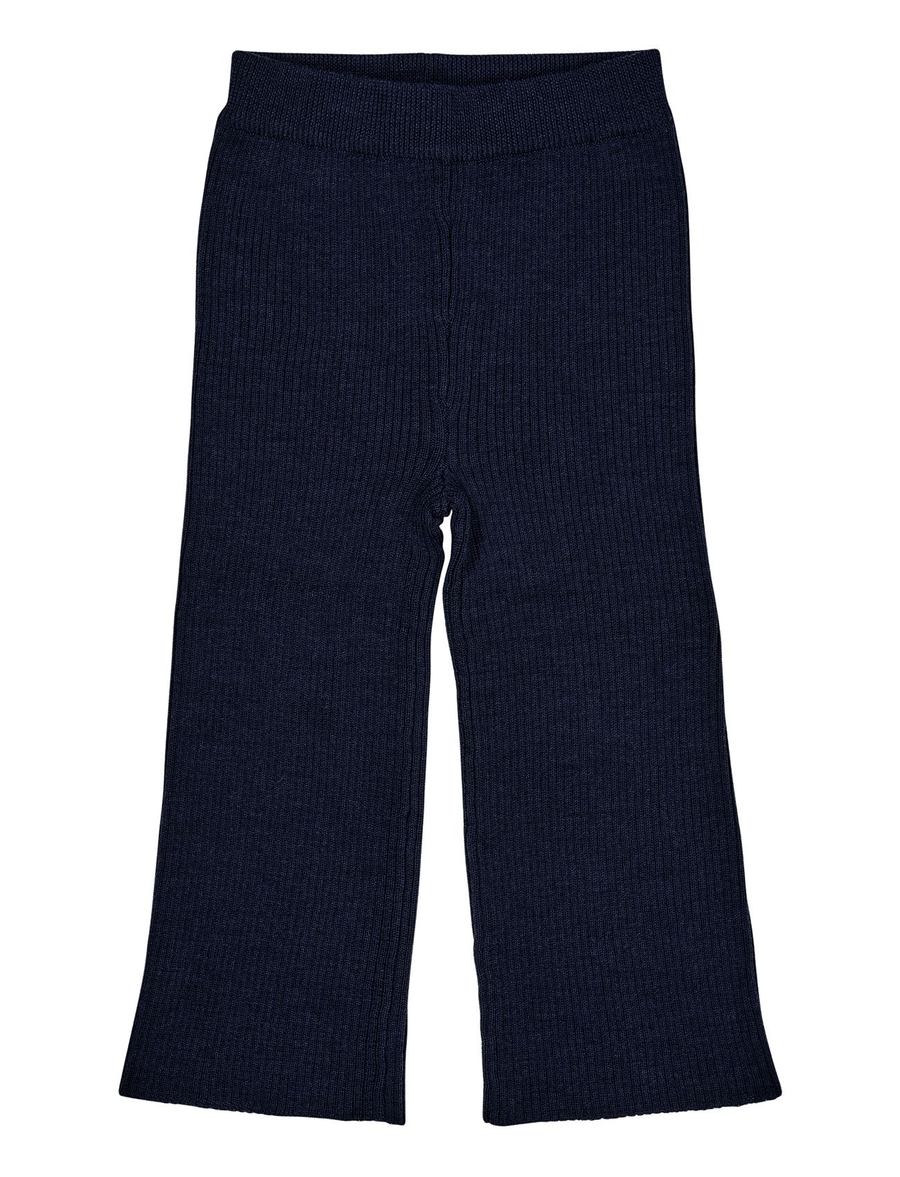 Copenhagen Colors Merino Wide Rib Pants Marinblå