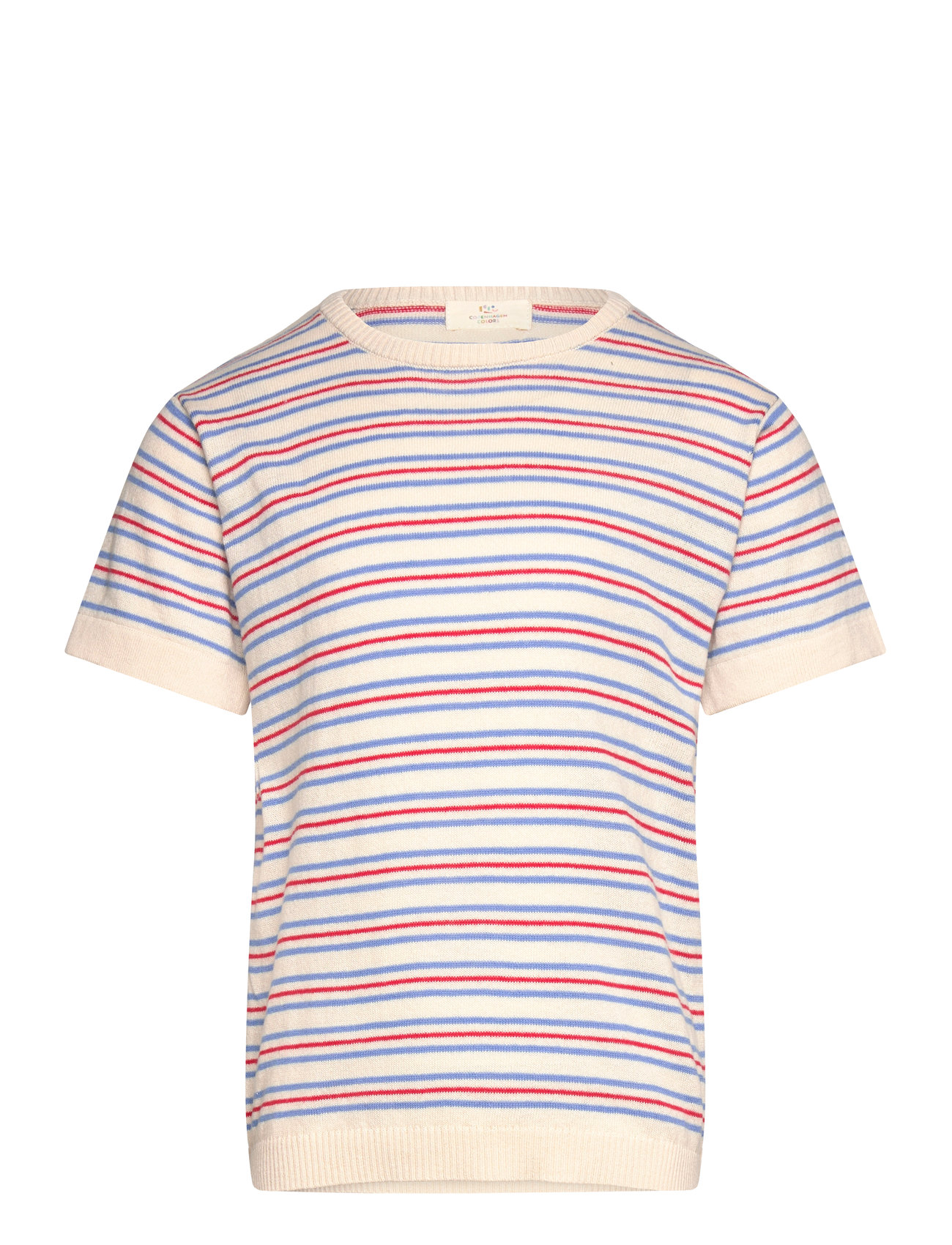 Lt. Knitted T-Shirt Ss Purple Copenhagen Colors