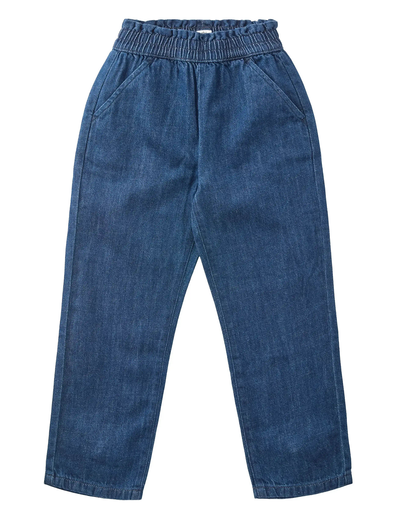 COPENHAGEN COLORS Organic Chinos W. Bow, Regular Fit Blau - 110 - Kinder
