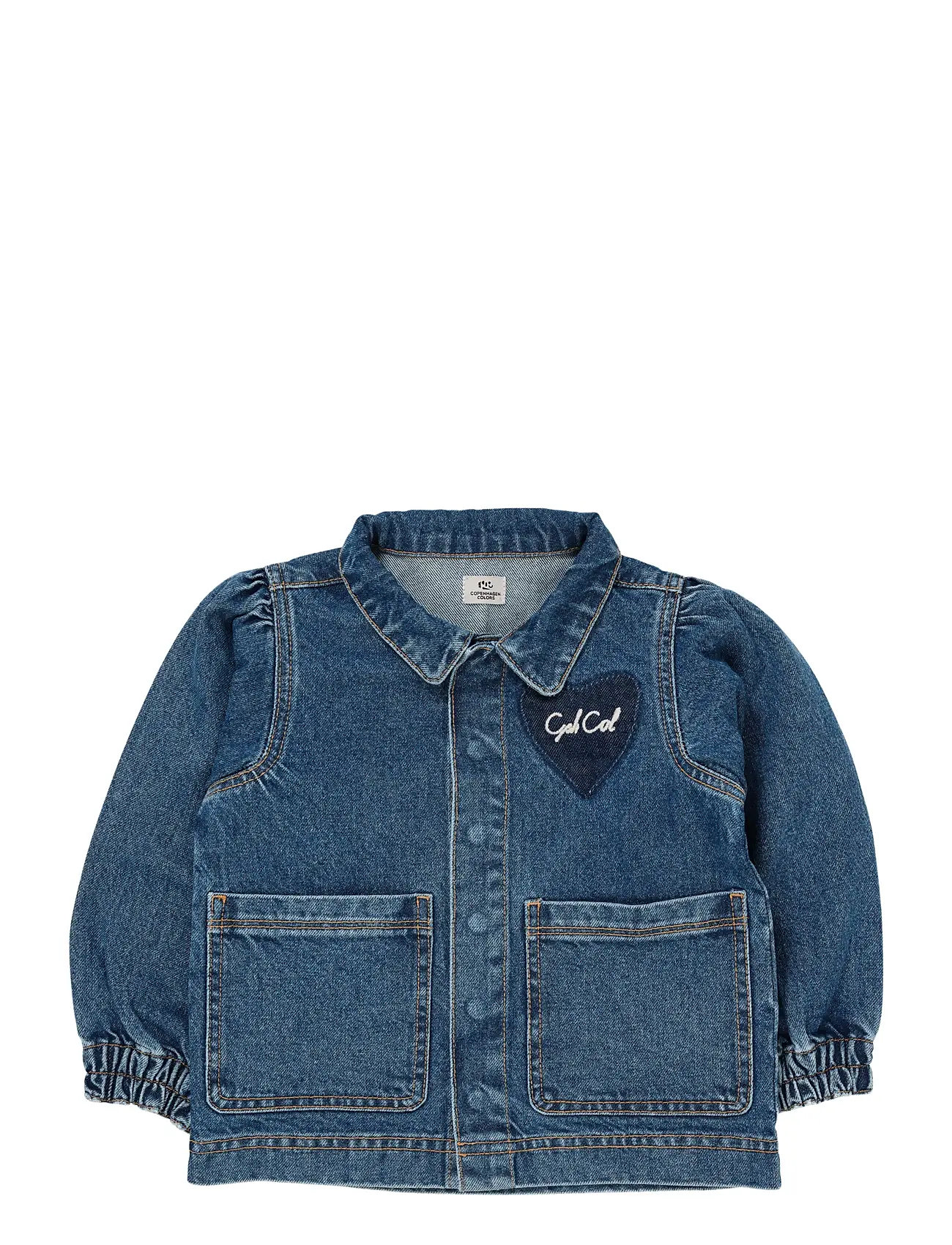 Organic Denim Hearts Jacket Outerwear Jackets & Coats Denim & Corduroy Blue Copenhagen Colors