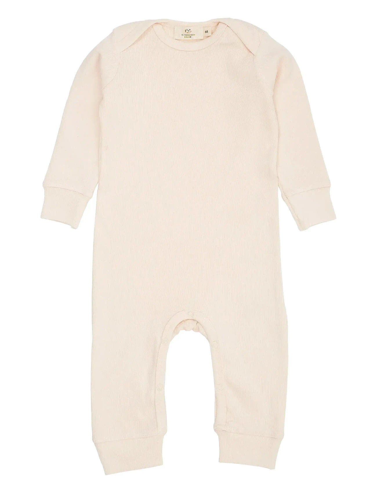 Copenhagen Colors Modal Full Body Romper, 86, Pink, Bodysuits > Langærmede Bodysuits, Børn