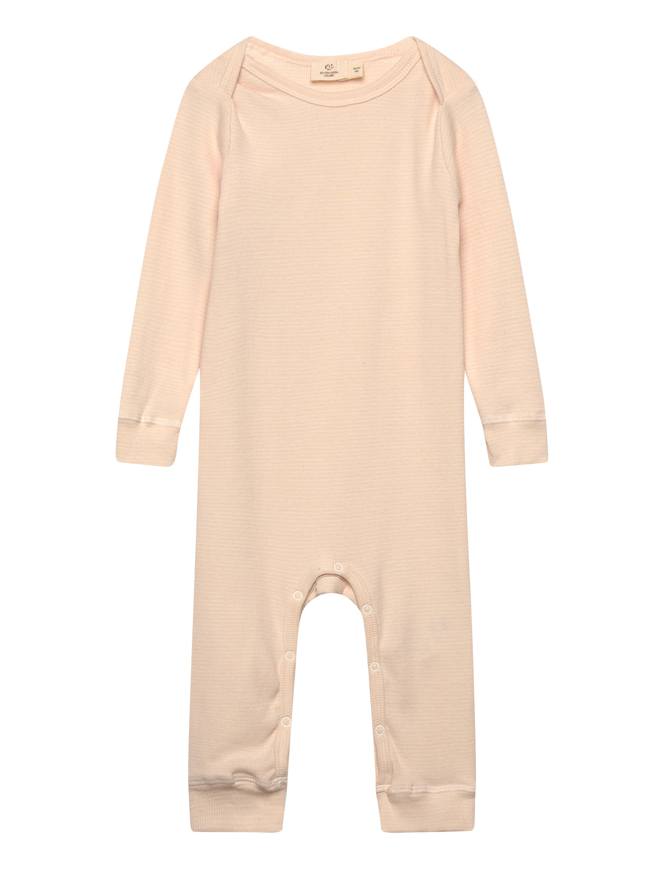 Copenhagen Colors Modal Full Body Romper, 86, Pink, Bodysuits > Langærmede Bodysuits, Børn